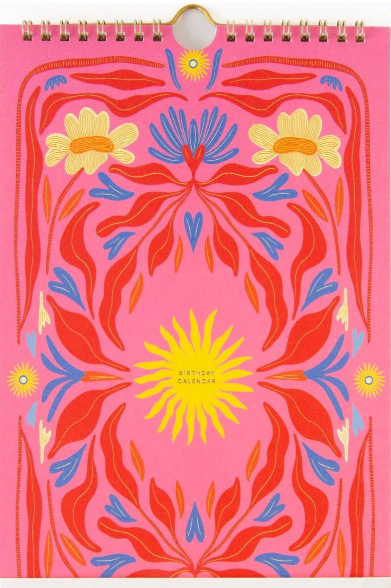 Birthday Calender - Sun Pink - القرطاسية