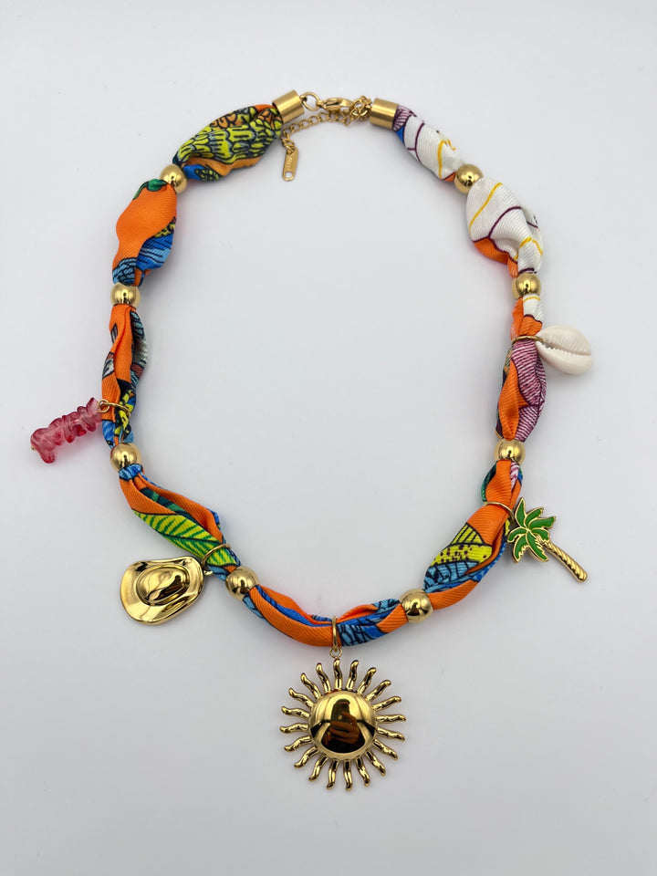Necklace Oribee Fabric - إكسسوارات
