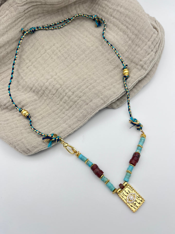 Cord Necklace Beelune with Pendant - إكسسوارات