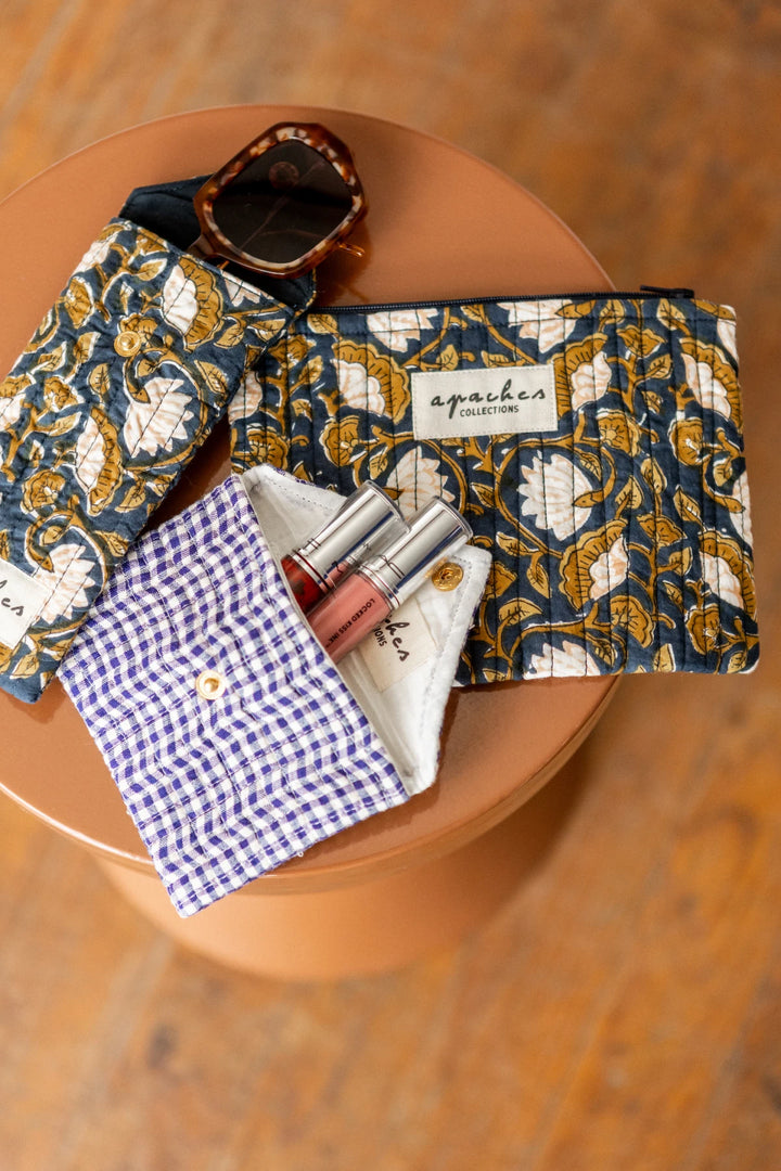 Enveloppe Ravi - Khadi Violet - مريلة