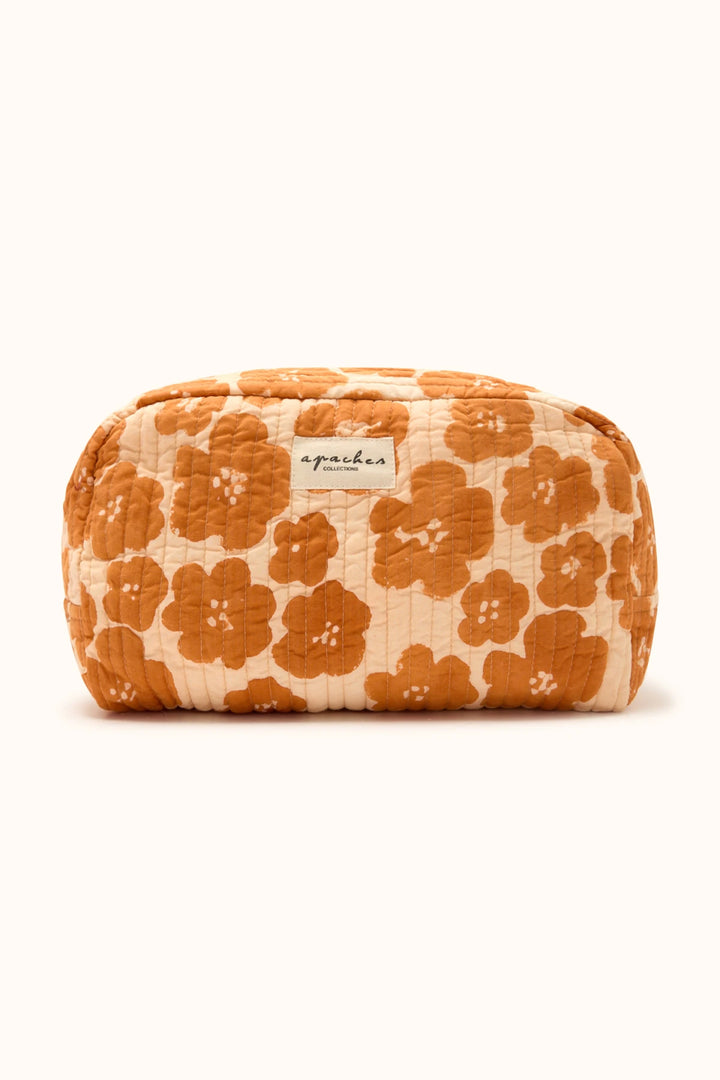 Cosmetic Bag Gayane - Flora Bold Orange - مريلة