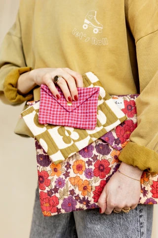 Enveloppe Ravi - Khadi Fuchsia - مريلة