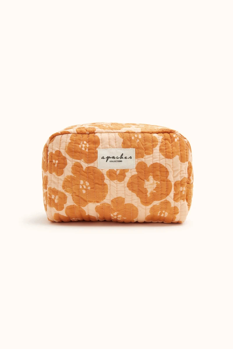 Cosmetic Bag Gayane - Flora Bold Orange - مريلة