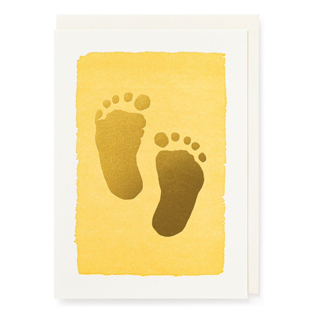 Letter Press Card - Gold Toes - عود ثقاب