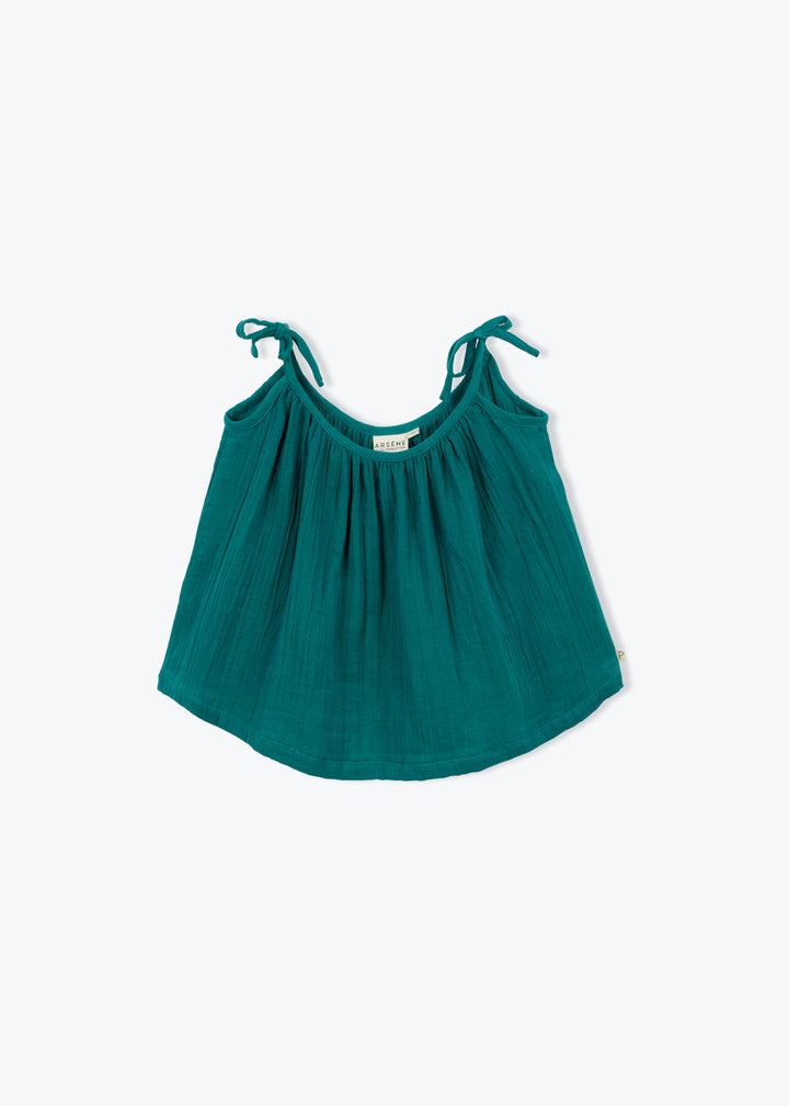 Blouse Girl Green Flo - قميص