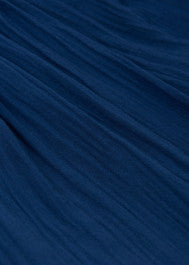 Blouse Girl Navy Flo - قميص