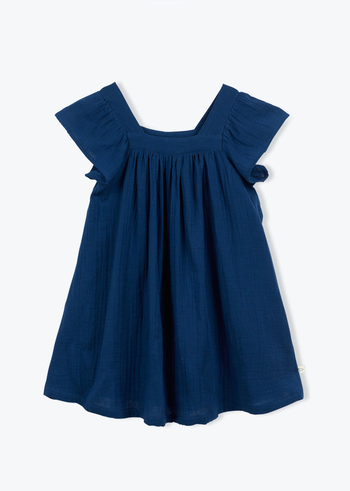 Dress Flavie Double Veil Navy - يلهث