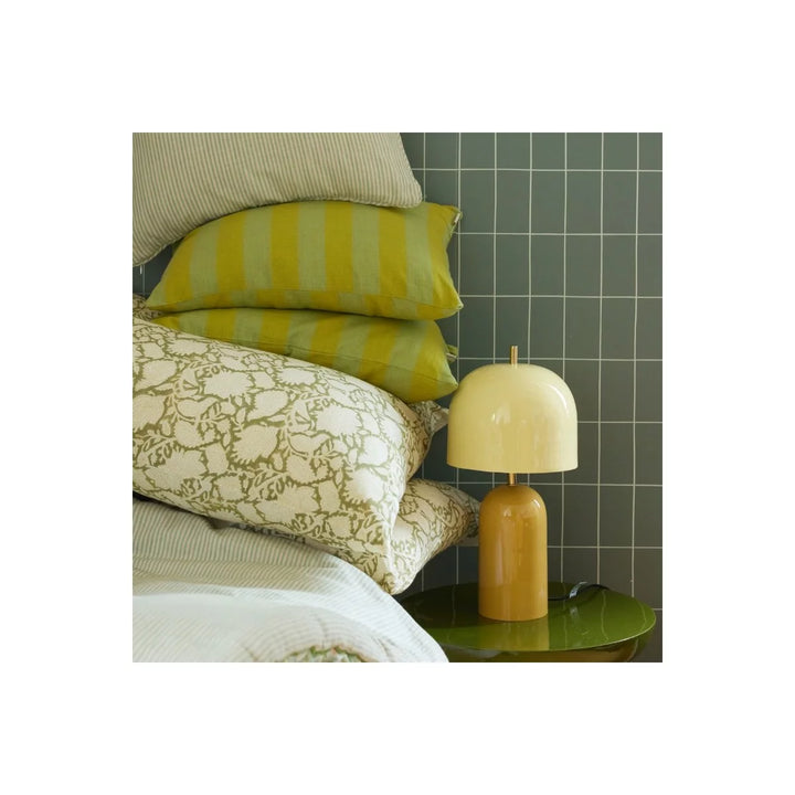 Cushion Stripes Celery - شنطة