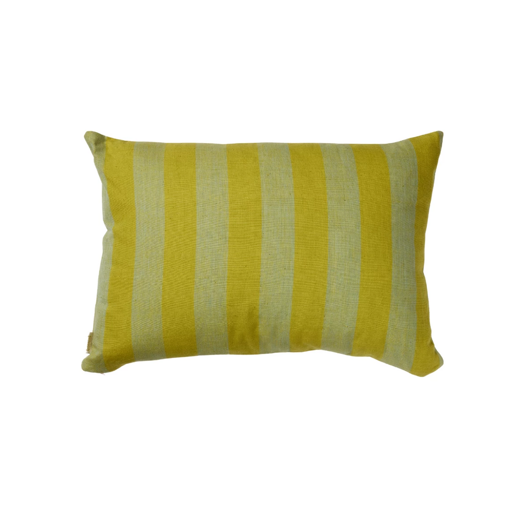 Cushion Stripes Celery - شنطة