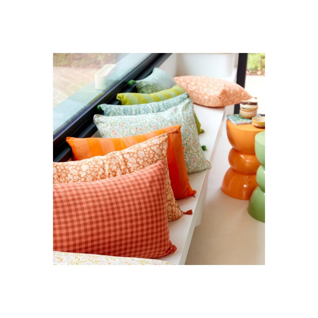 Cushion Vichy Rose/Terracotta - شنطة