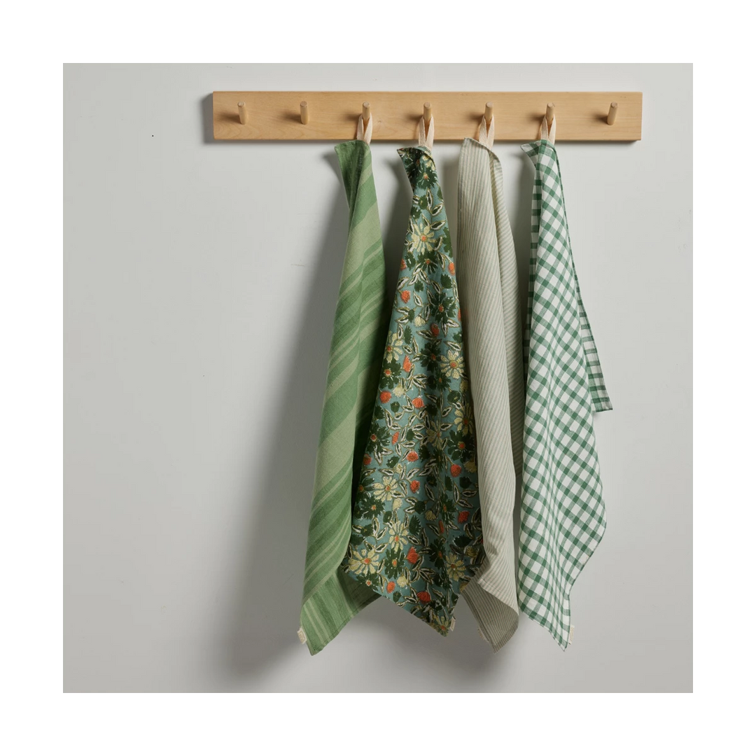 Kitchen Towel – Stripe Blue/Green - شنطة