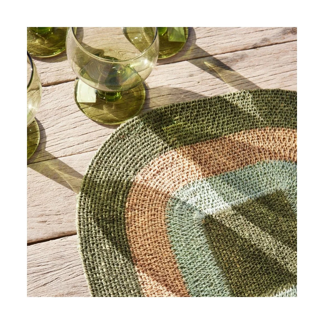 Place Mat Mada – Green Nude  - شنطة