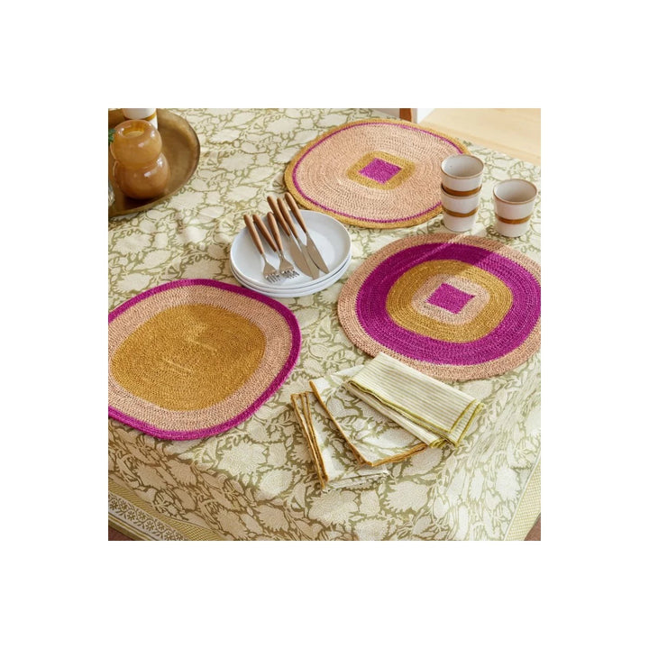 Place Mat Mada – Maïs Rose - شنطة