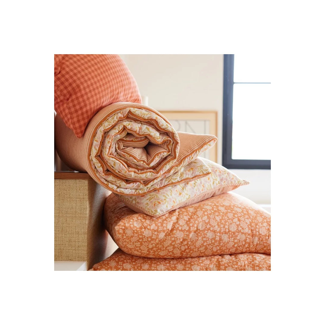 Sofa Cover - Petunia Orange - شنطة