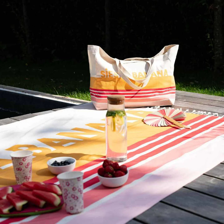 Beach Towel "Siesta Banana" - مستلزمات