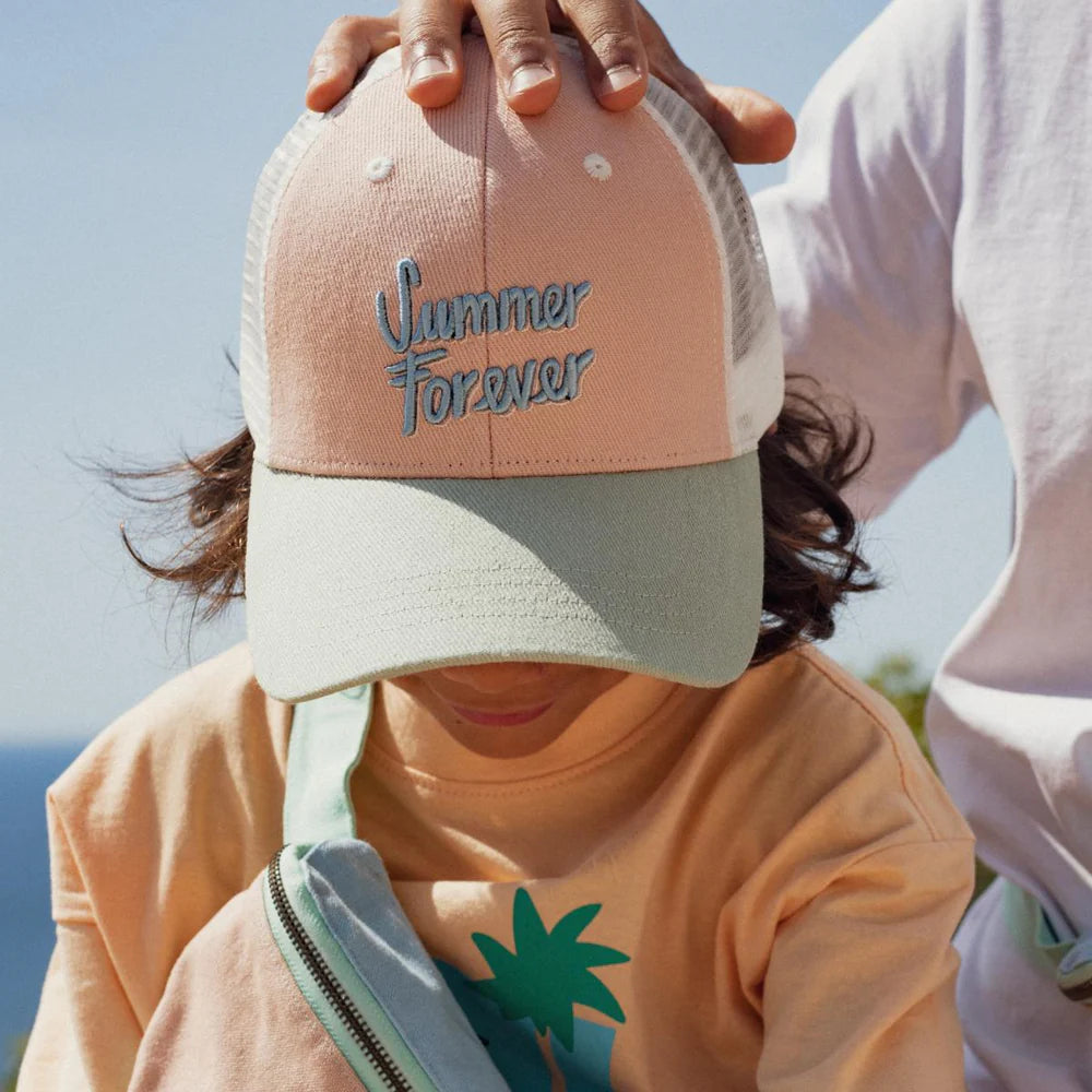 Cap "Summer Forever" Pastel - Kids & Adult - مستلزمات