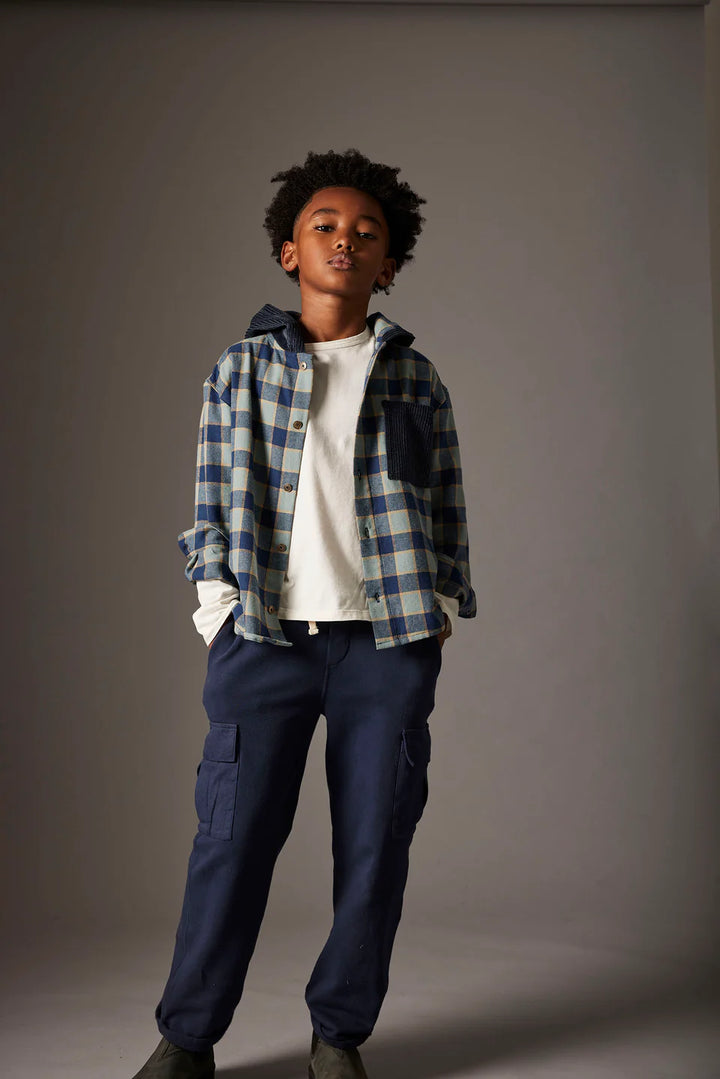 Hooded Shirt Faro Boy - Artic Blue - ملابس