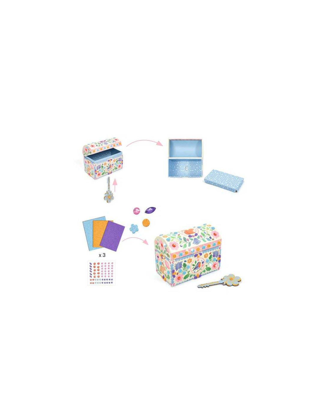 Do It Yourself - Chest to Decorate - ألعاب الأطفال