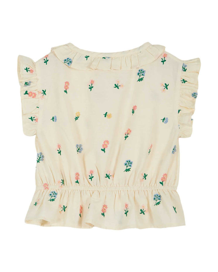 Blouse Girl Bordered Banana - قصيرة