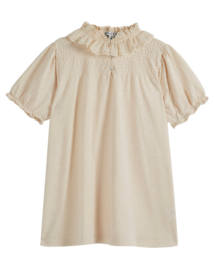 Dress Flamme Cream - فستان
