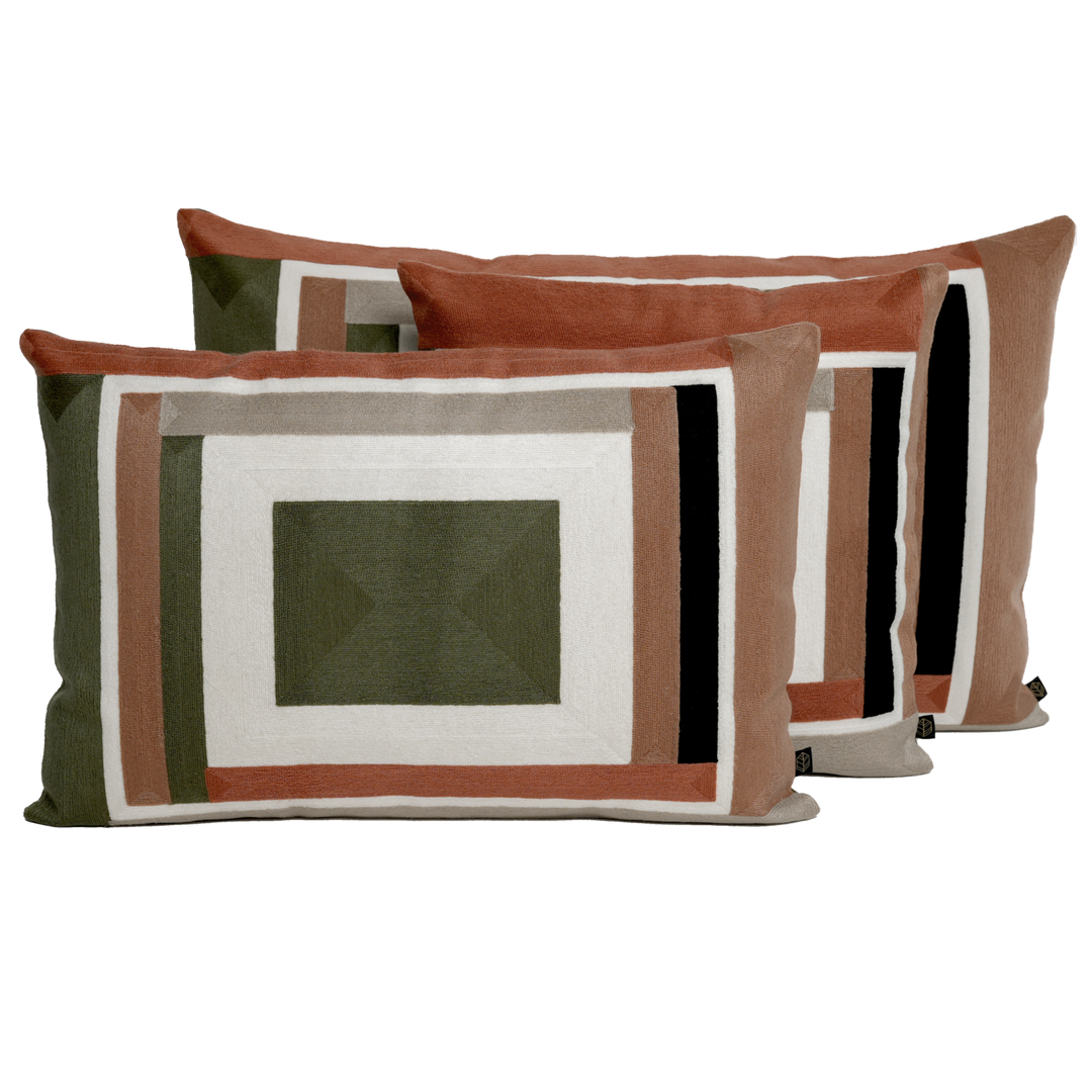 Manille Cushion - Kaki - مُكَمِّلات