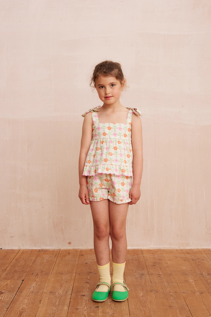 Blouse Girl Lucie Lovely Ecru - قمة