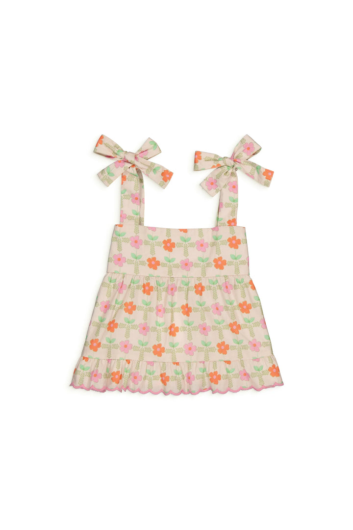 Blouse Girl Lucie Lovely Ecru - قمة