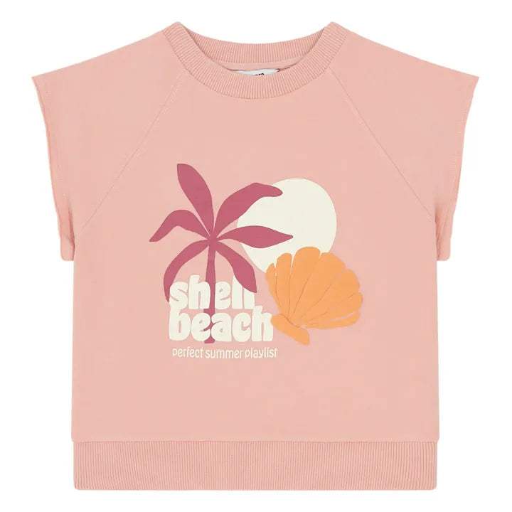 Sweat Girl Short Sleeves "Shell Beach" - قميص