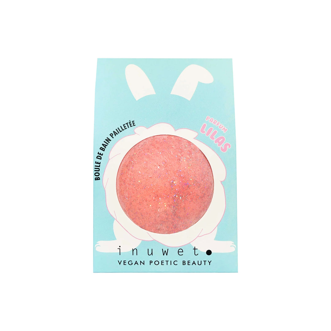 Bath Bomb Glitter Pink Lila - اكسسوارات التجميل