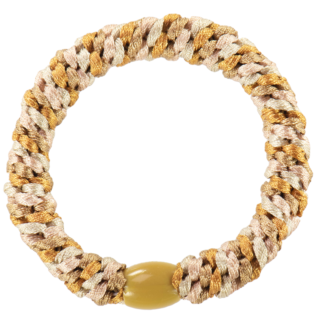 Hair Ties Mix Light Gold - المرن