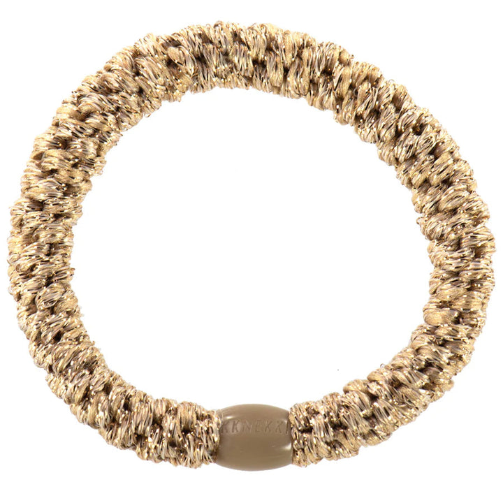 Hair Ties Beige Glitter - المرن