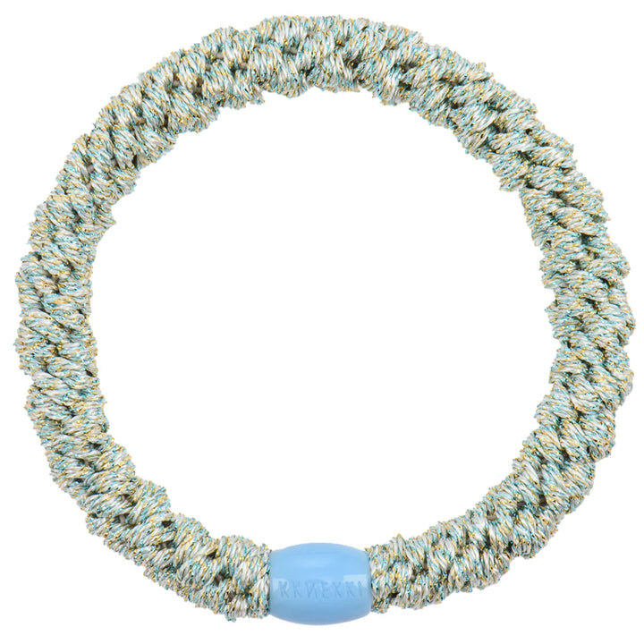 Hair Ties Sparkle Blue Glitter - المرن