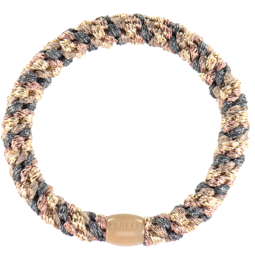 Hair Ties Mix Steel Grey Taupe - المرن