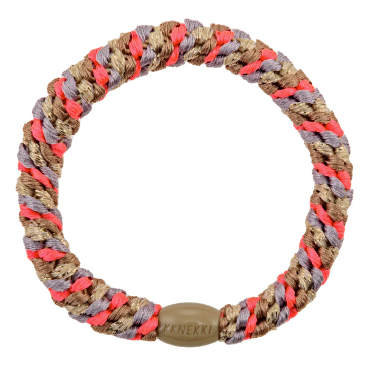 Hair Ties Nougat Neon Pink - المرن