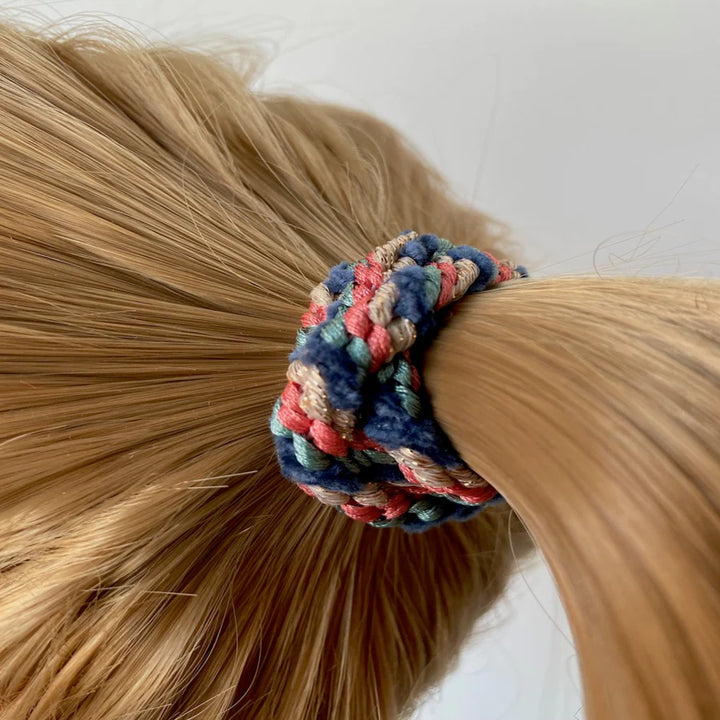 Hair Ties Mix Pomerant Blue Green - المرن