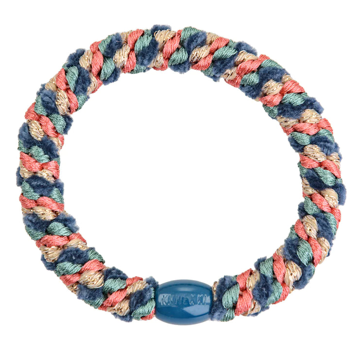 Hair Ties Mix Pomerant Blue Green - المرن