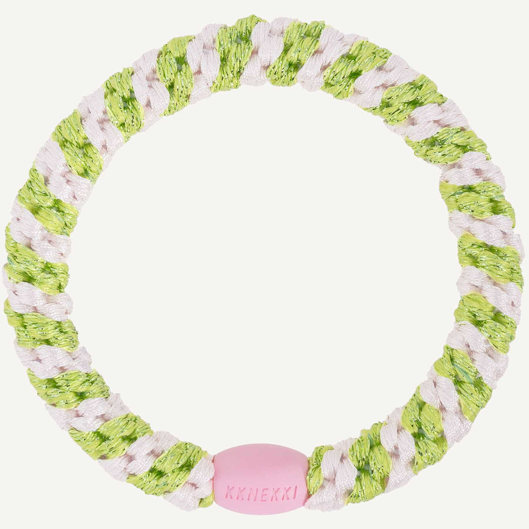 Hair Ties Ballet Pink Lime - المرن