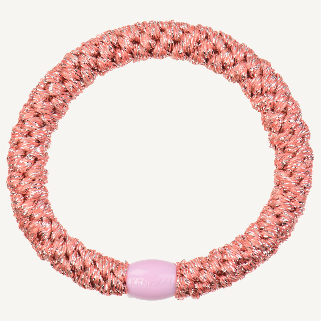 Hair Ties Coral Glitter - المرن
