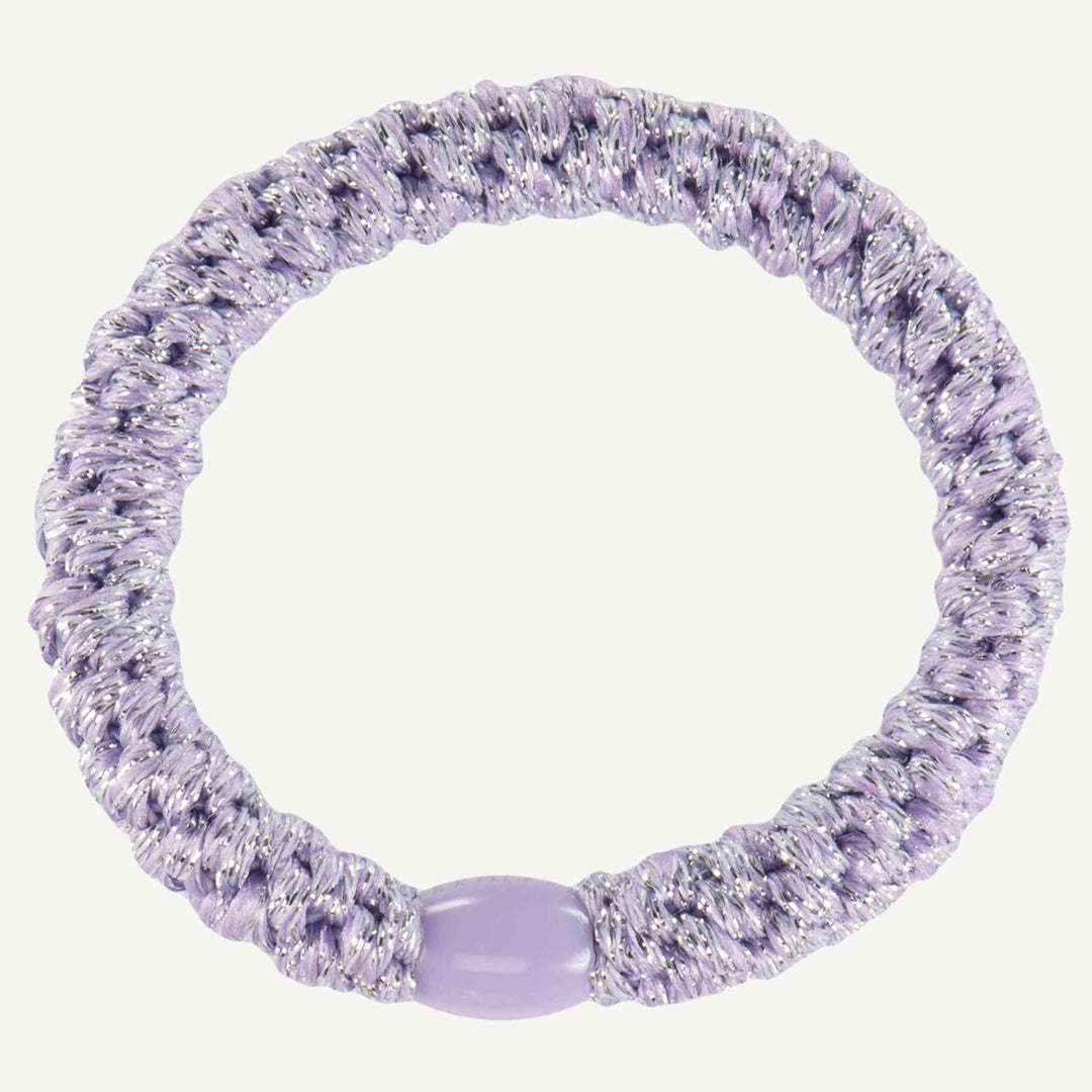 Hair Ties Dusty Lavender Glitter - المرن