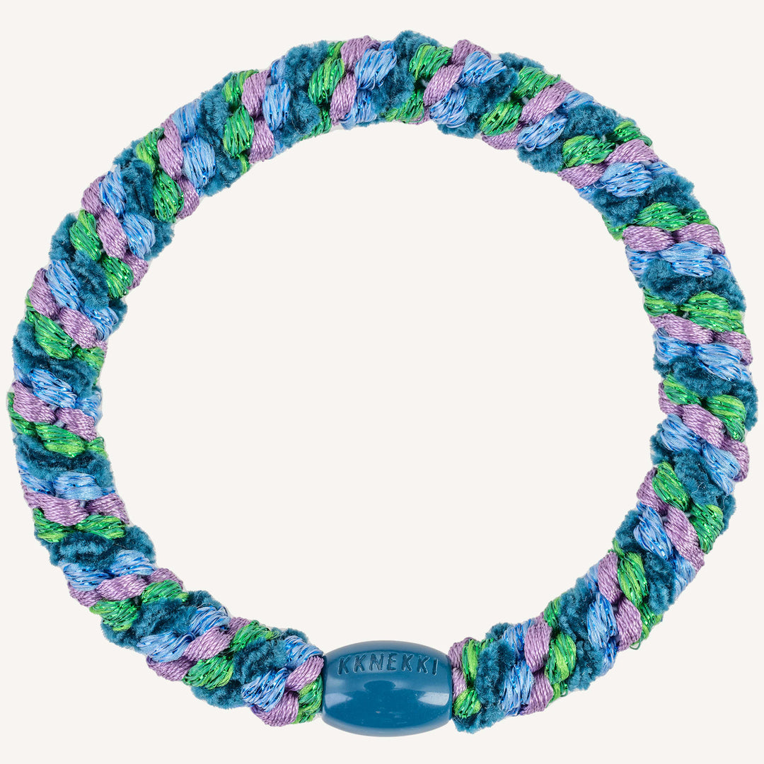 Hair Ties Green Petrol Velvet - المرن