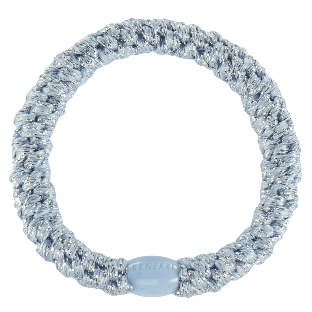 Hair Ties Sea Blue Glitter - المرن