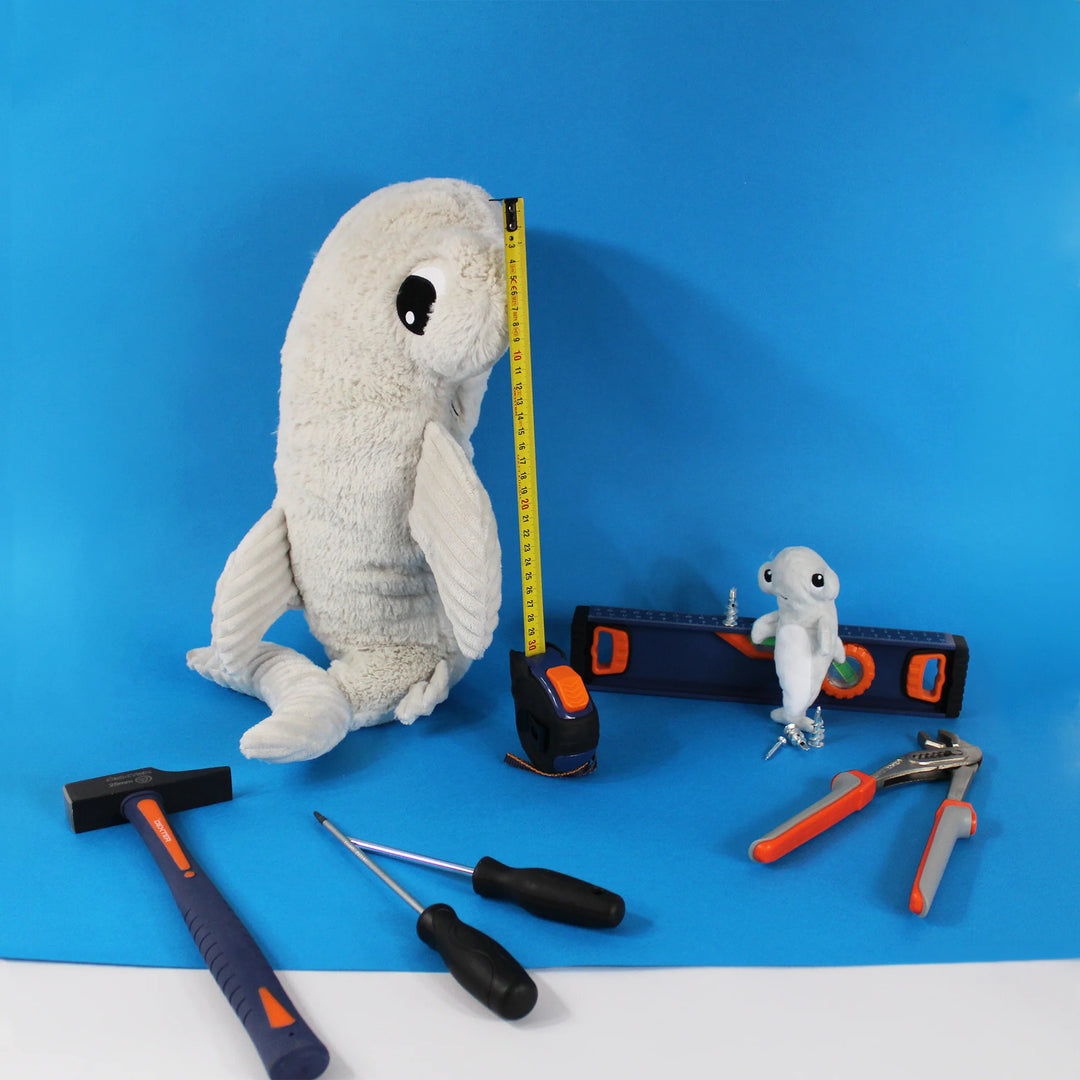 Hammer Shark Grey - لعب الاطفال الطرية