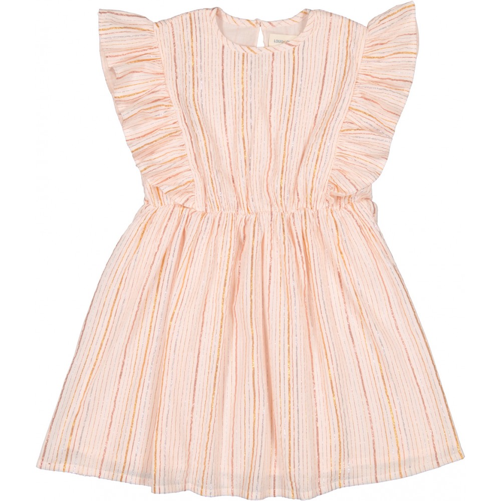 Dress Asia Stripe Pink - فستان