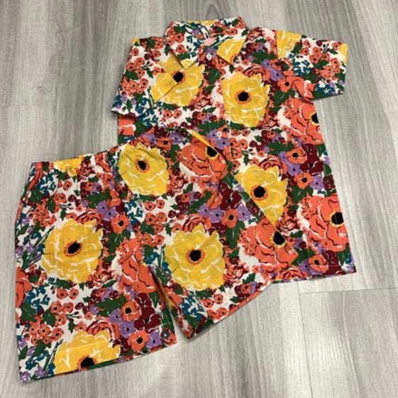 Kids Pyjama Helen Flower White - ملابس سباحة