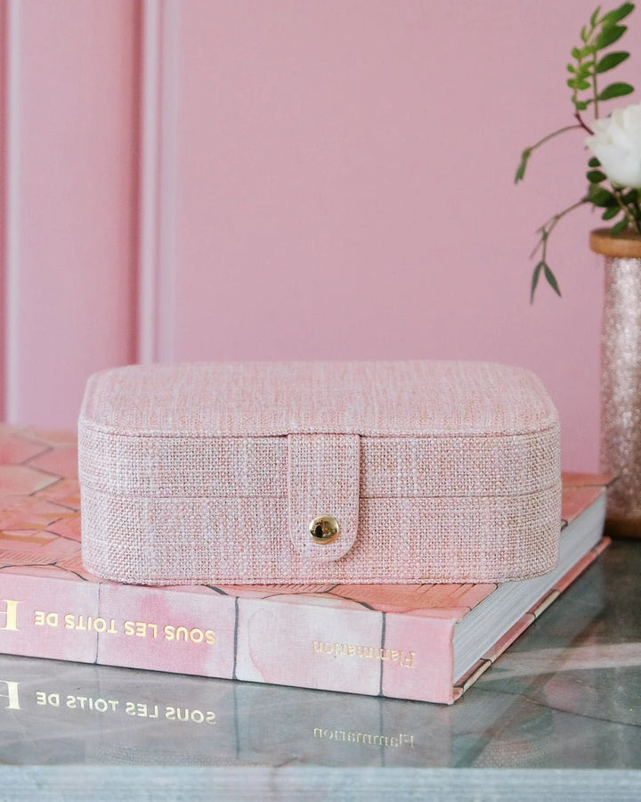 Jewelry Travel Box Brigitte - Pink - علبة مجوهرات