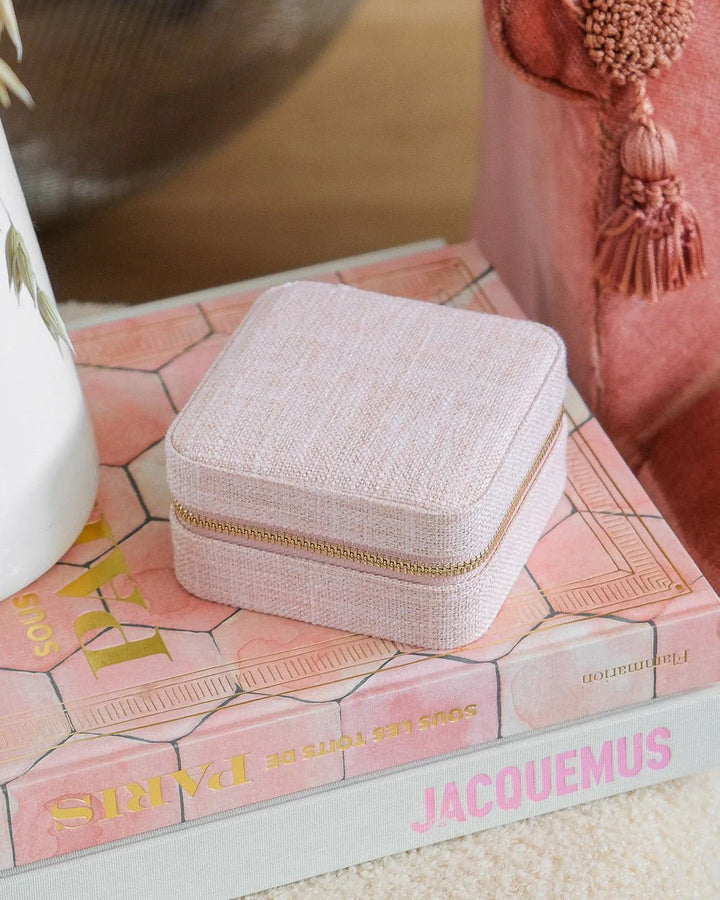 Jewelry Travel Box Corinne - Pink - علبة مجوهرات