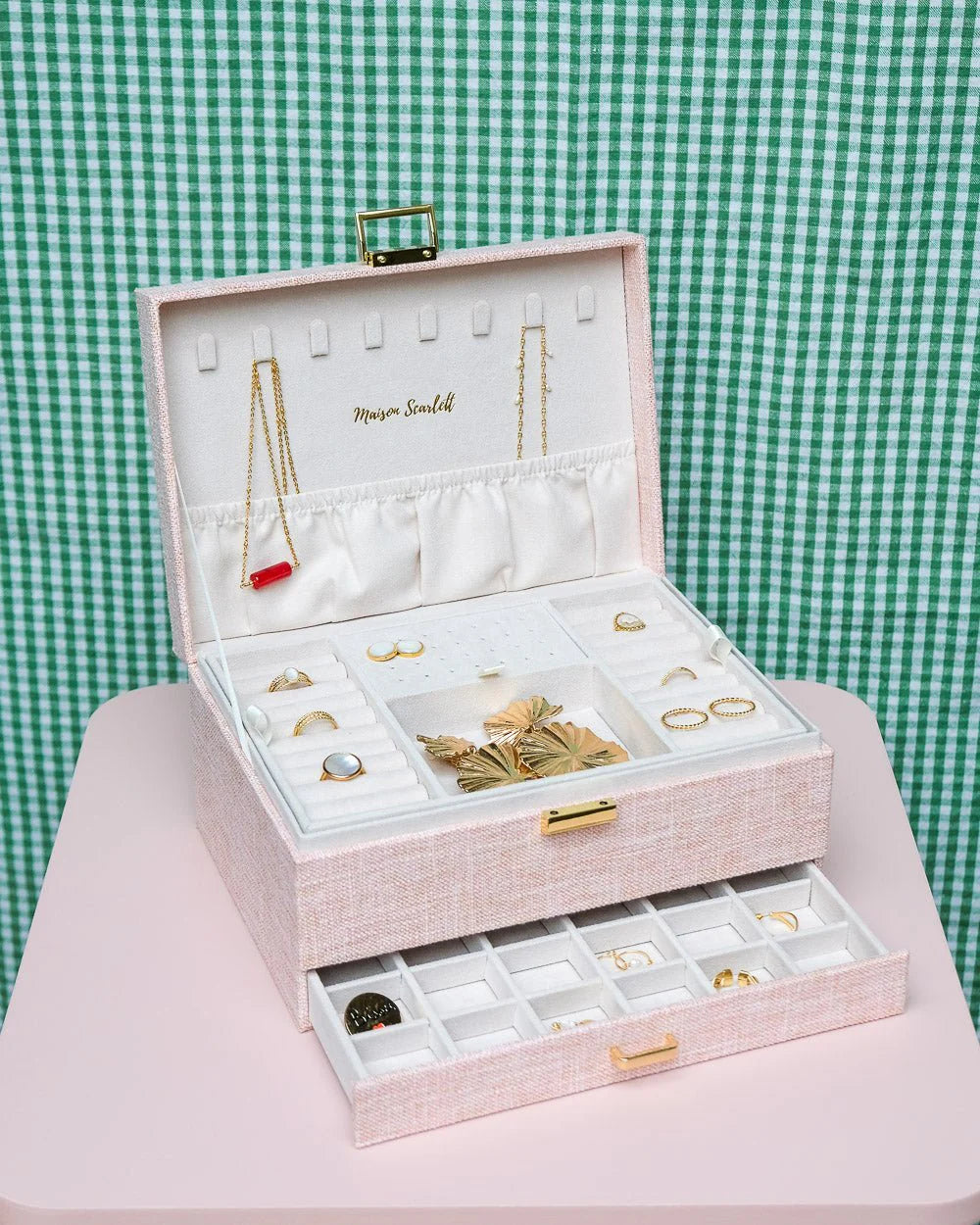 Jewelry Box Denise - Pink - علبة مجوهرات