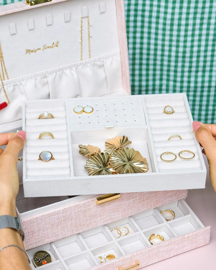 Jewelry Box Denise - Pink - علبة مجوهرات