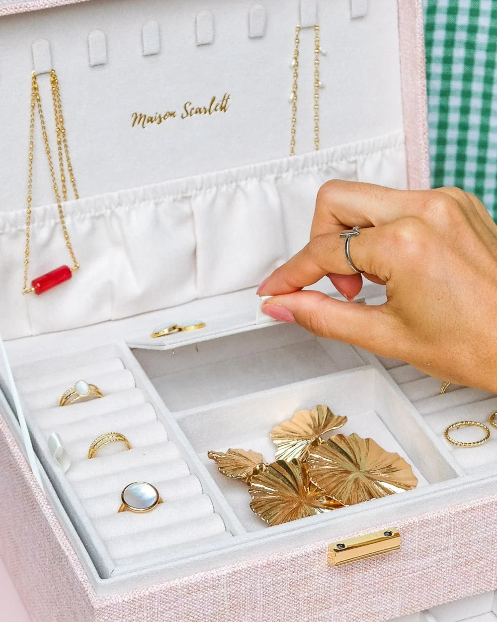 Jewelry Box Denise - Pink - علبة مجوهرات