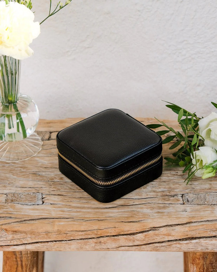 Jewelry Travel Box Corinne - Black- علبة مجوهرات